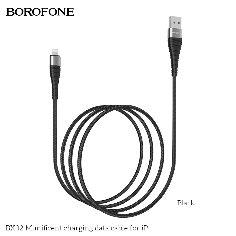 BOROFONE BX32 Munificent USB-A to Lightning cable NZ 2